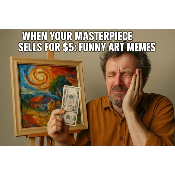 When Your Masterpiece Sells for $5: Funny Art Memes Every Artist Will Relate To