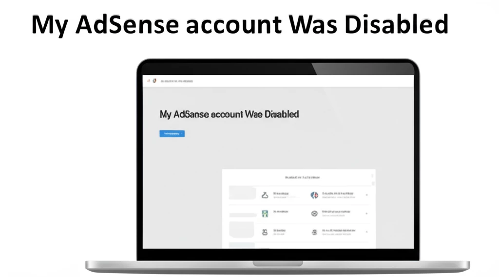 AdSense account was disabled