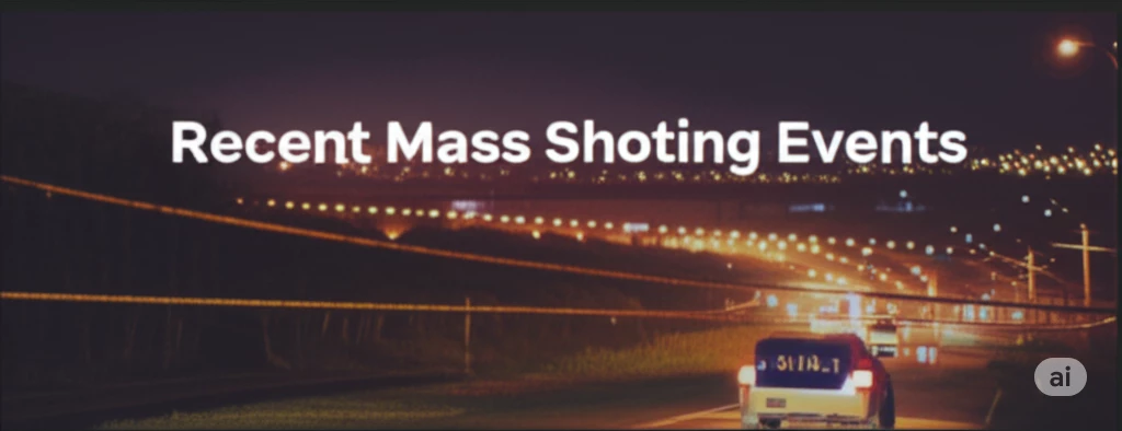 Recent mass shooting events